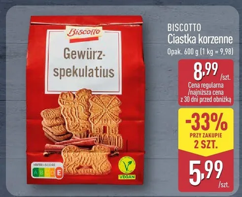 Ciastka korzenne promocja w Aldi