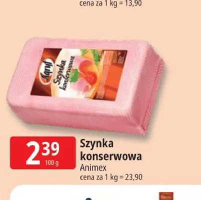 Szynka konserwowa Krakus promocja w Leclerc