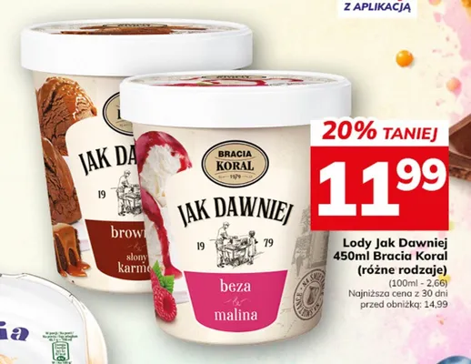 Lody Jak Dawniej beza malina Bracia Koral promocja w Hitpol