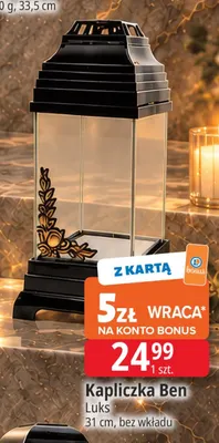 Kapliczka Ben Luks promocja w Leclerc