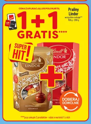 Praliny Lindor promocja w POLOmarket