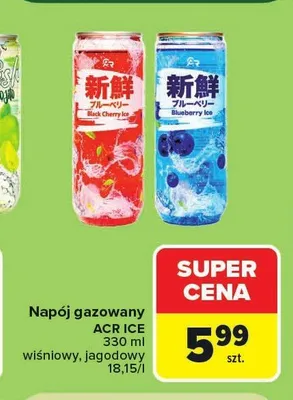 Napój gazowany ACR Ice Blueberry promocja w Carrefour Market