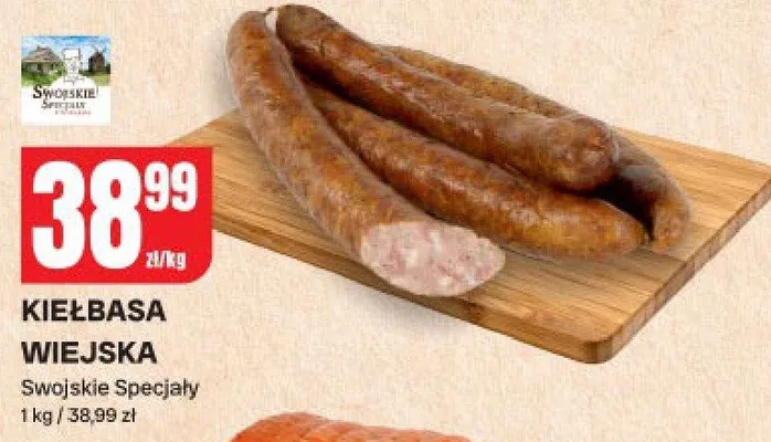 Kiełbasa wiejska promocja w Chorten