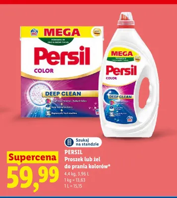 Proszek do prania Persil Color Deep Clean promocja w Lidl