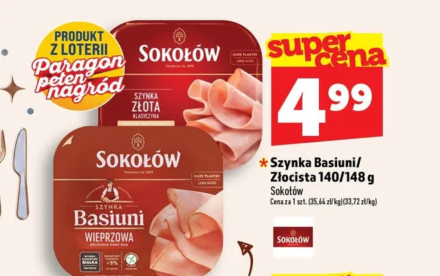 Szynka Złocista Sokołów promocja w TOPAZ
