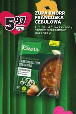 Zupa Knorr francuska cebulowa promocja w Stokrotka