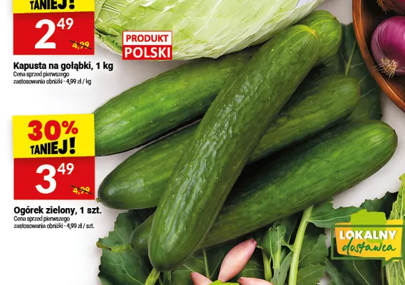 Ogórek zielony promocja w Twój Market