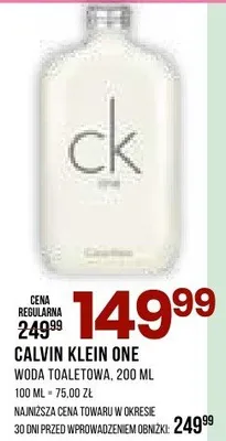 Woda toaletowa one, 200ml promocja w Drogerie Natura