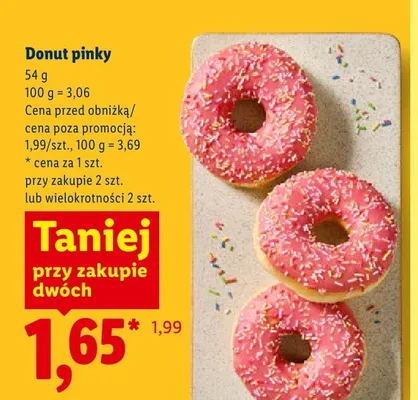 Donut pinky promocja w Lidl