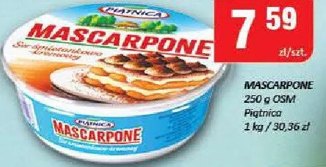 Ser Mascarpone promocja w Chorten