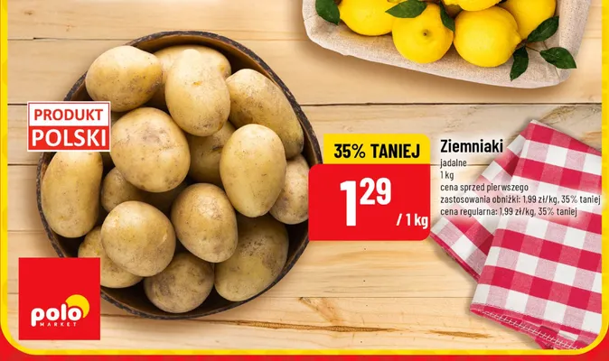 Ziemniaki jadalne promocja w POLOmarket