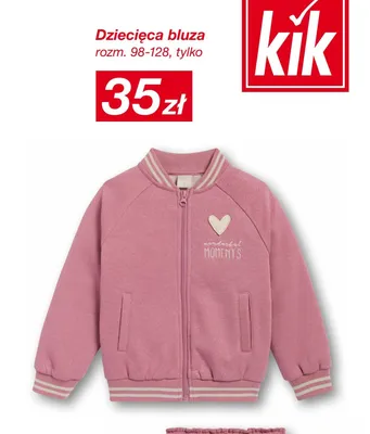 Dziecięca bluza KiK promocja w KiK