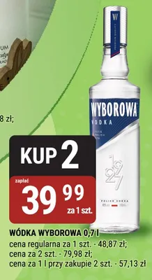 Wódka Wyborowa promocja w bi1
