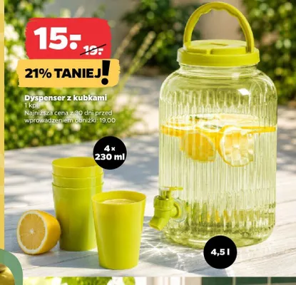 Dyspenser z kubkami promocja w Netto
