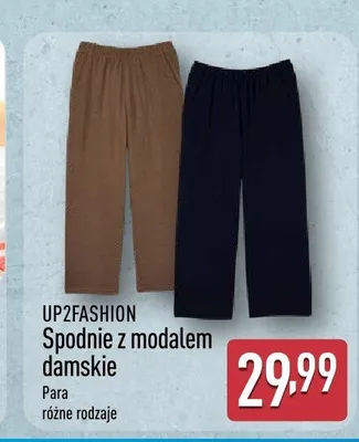 Spodnie z modalem damskie UP2FASHION promocja w Aldi