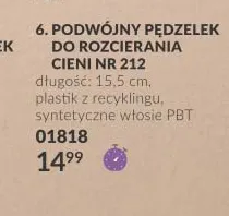 Podwójny pędzelek do rozcierania cieni nr 212 Avon promocja w AVON