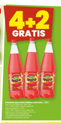 Oranżada gazowana Hellena czerwona promocja w Twój Market
