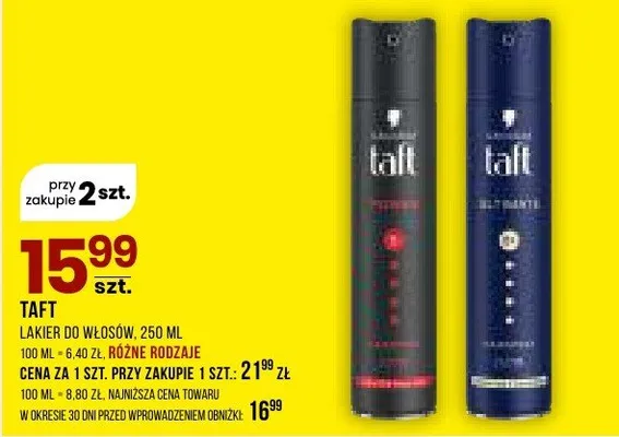 Lakier do włosów promocja w Drogerie Natura