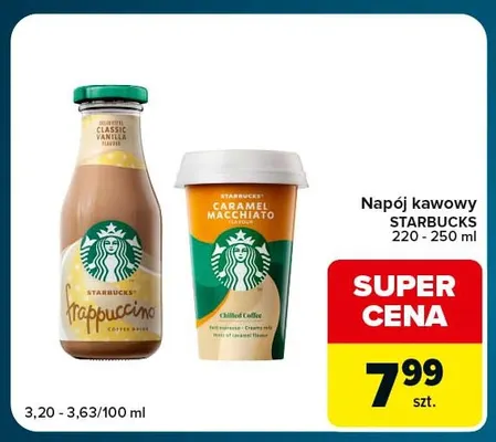 Napój kawowy Starbucks Caramel Macchiato promocja w Globi