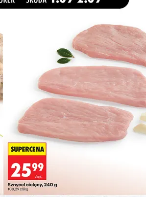 Sznycel cielęcy promocja w Biedronka