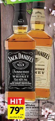 Whiskey Jack Daniel's Honey promocja w Intermarche
