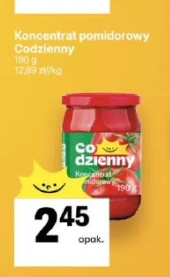 Koncentrat pomidorowy Codzienny promocja w Delikatesy Centrum