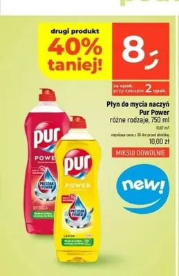 Płyn do mycia naczyń Pur Power Lemon promocja w Dealz