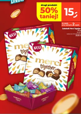 Czekoladki Merci Together promocja w Dealz
