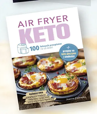 Książka Air Fryer Keto Joanna Zielewska promocja w Biedronka