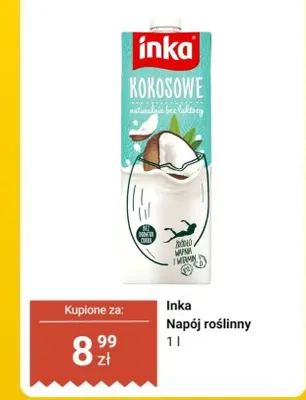 Napój roślinny kokosowy Inka promocja w Dino