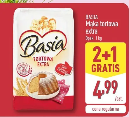 Mąka tortowa extra promocja w Aldi