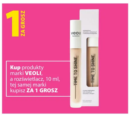 Rozświetlacz do twarzy Veoli Botanica Time to Shine promocja w Hebe