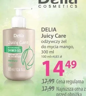 Odżywczy żel do mycia mango Juicy Care promocja w Hebe
