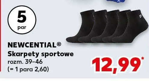 Skarpety sportowe 5 par promocja w Kaufland