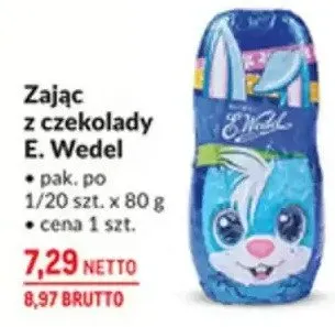 Zając z czekolady E. Wedel promocja w Makro