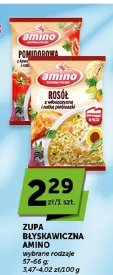Zupa błyskawiczna Amino Pomidorowa promocja w ABC