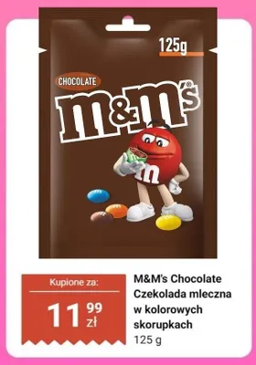 Czekolada mleczna w kolorowych skorupkach M&M's Chocolate promocja w Biedronka