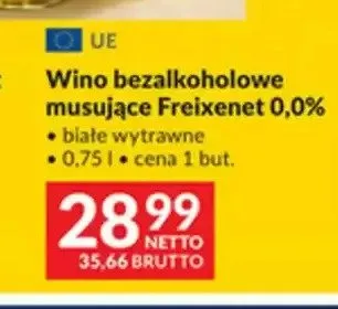 Wino bezalkoholowe musujące Freixenet promocja w Makro