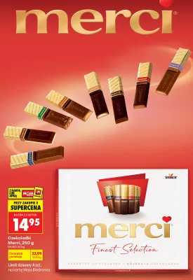 Czekoladki Merci Finest Selection promocja w Biedronka
