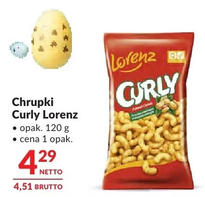 Chrupki Curly Lorenz promocja w Makro