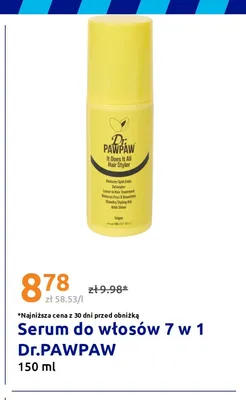 Serum do włosów 7 w 1 Dr.PAWPAW promocja w Action