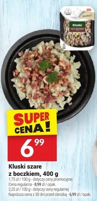 Kluski szare z boczkiem promocja w Twój Market