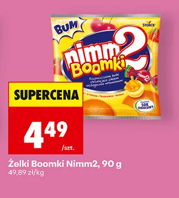 Żelki Boomki Nimm2 promocja w Biedronka