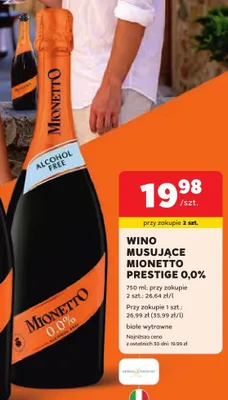 Wino musujące Mionetto Prestige promocja w Stokrotka