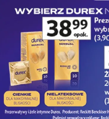 Prezerwatywy Durex promocja w Auchan