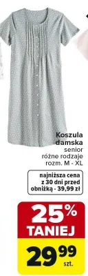 Koszula damska senior różne rodzaje promocja w Carrefour