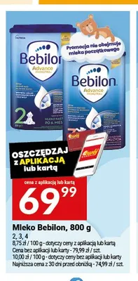 Mleko następne Bebilon Advance 2 promocja w Twój Market