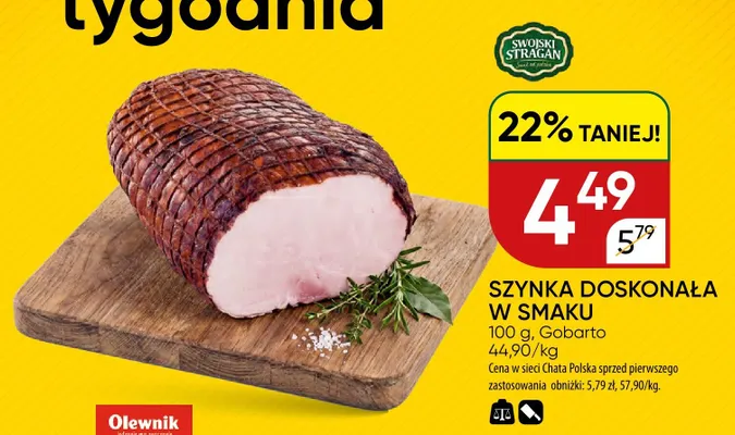 Szynka doskonała w smaku Swojski Stragan promocja w Chata Polska
