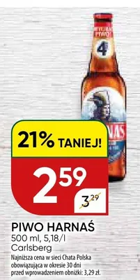 Piwo promocja w Chata Polska