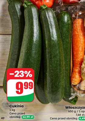 Cukinia promocja w Dino
